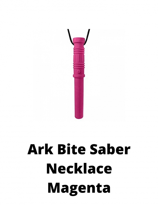 Bite Saber Necklace Magenta (Ark )
